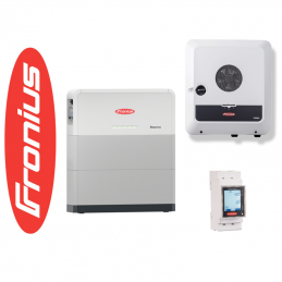 Kit Fronius monofase 6,3 kWh + 3,6 kWp (1 x Reserva 6.3 + 1 x Primo GEN24 3.6 Plus + meter)