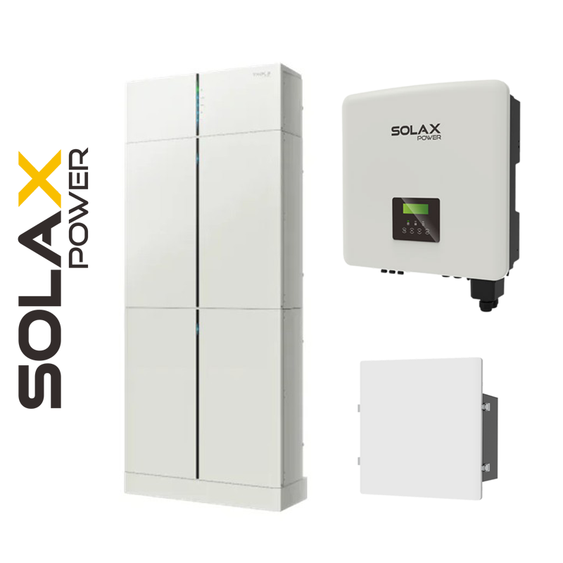 Kit SolaX Power trifase 6 kWh + 15 kWp (1 x X3-HYBRID-15.0-D G4.2 + 1 x T-BAT-SYS-HV-6.0 + meter)