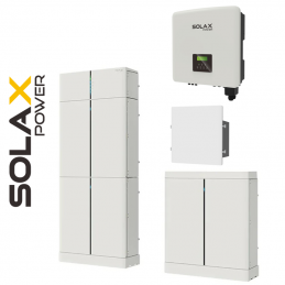 Kit SolaX Power trifase 9 kWh + 8 kWp (1 x X3-HYBRID-8.0-D G4.2 + 1 x T-BAT-SYS-HV-9.0 + meter)