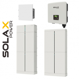 Kit SolaX Power trifase 12 kWh + 15 kWp (1 x X3-HYBRID-15.0-D G4.2 + 1 x T-BAT-SYS-HV-12.0 + meter)