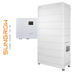 Kit Sungrow monofase 25,6 kWh + 6 kWp (1 x SBR256 + 1 x SH6.0RS-V13)