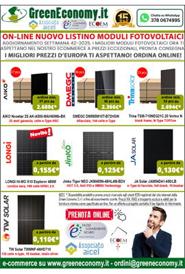 Promozione della settimana