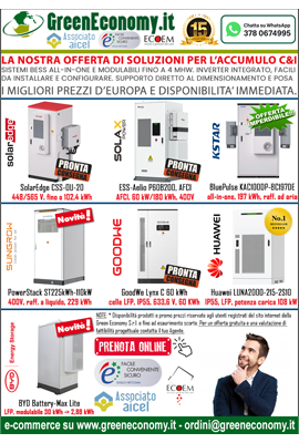 Promozione della settimana